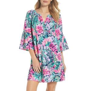 Lilly Pulitzer Teigen Shift Dress Pima Cotton Size Small